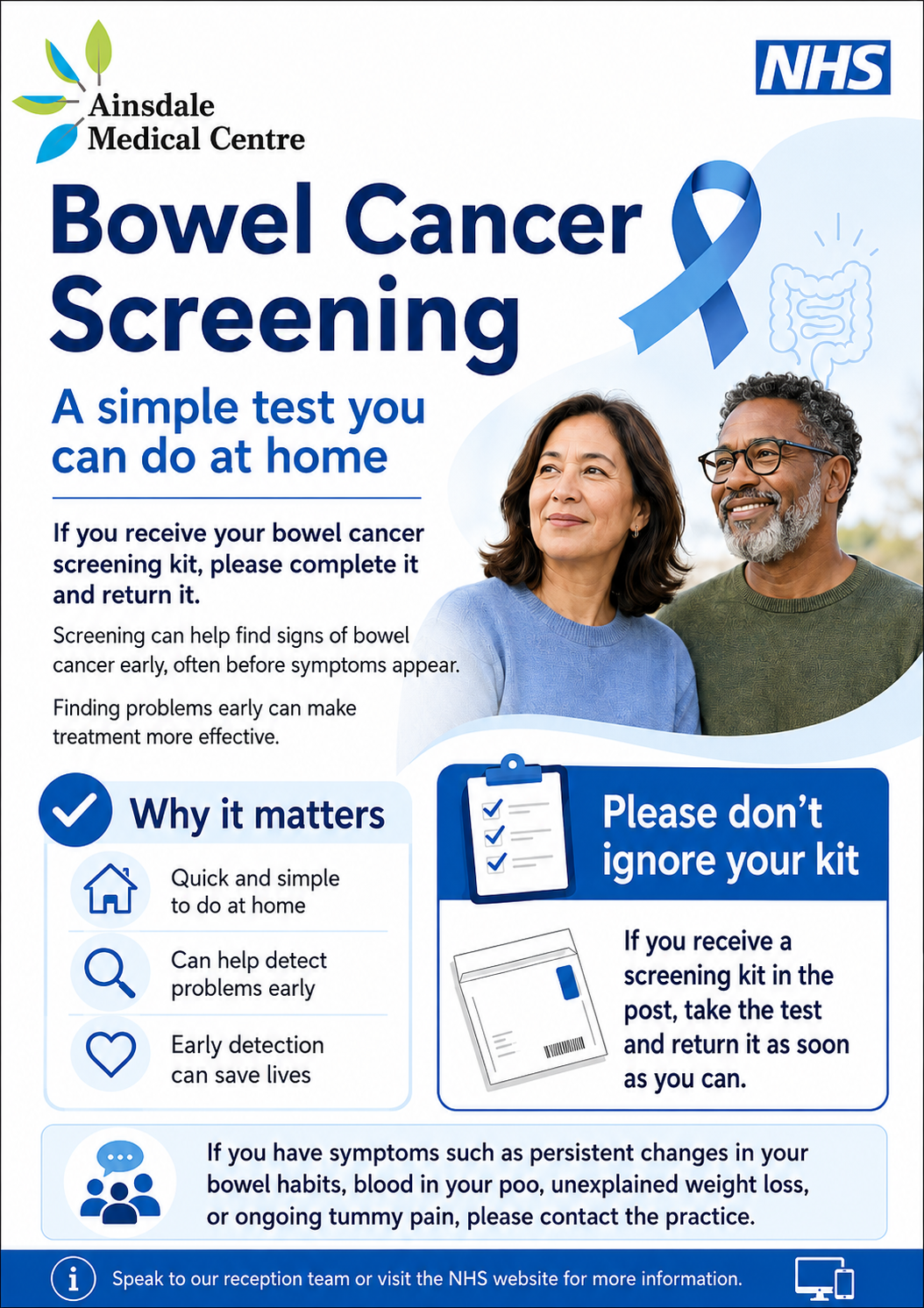 Bowel cancer screening saves lives