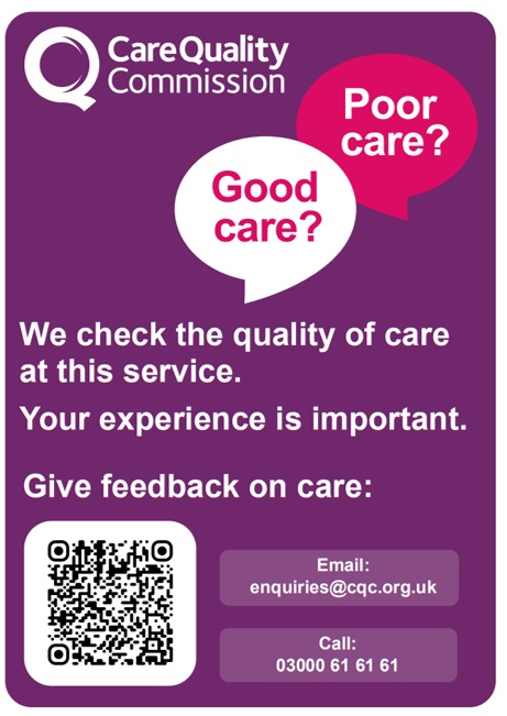 Care Quality Commission (CQC) Feedback